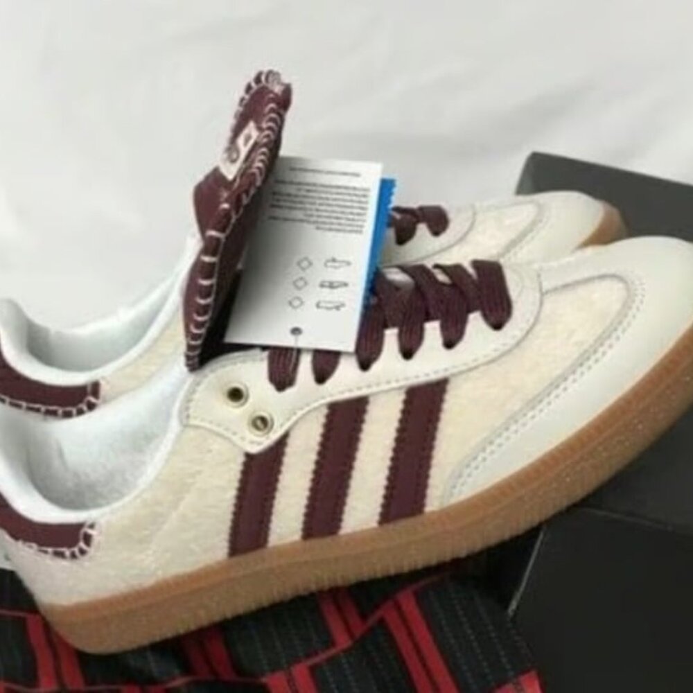 Adidas X Wales Bonner Samba Pony Tonal Cream White